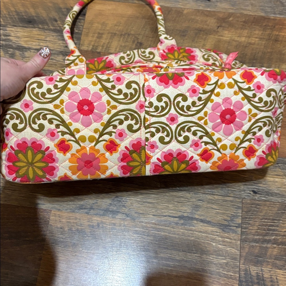 Vera Bradley Metropolitan Folkloric laptop travel weekender bag - Picture 3 of 4